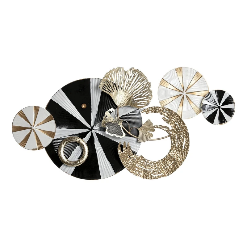 AlexandreHouse Decorative Painted Metal 91 x 8.3 x 49.5 cm Modern Black