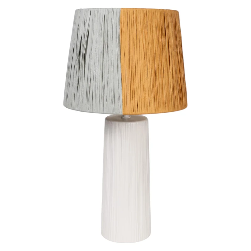 AlexandreHouse Ceramic Lamp Blanca Trousers Colours Cuerda - Image 1