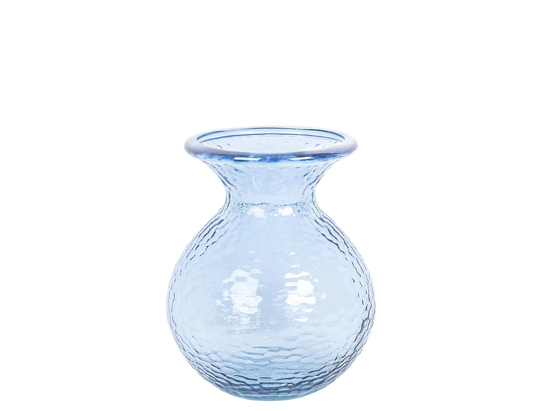Florero Vidrio Recycle Azul