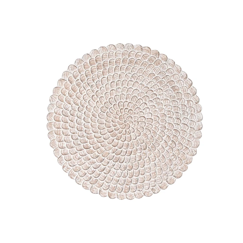 AlexandreHouse Decoracion Painted MDF 120 x 3 x 120 cm White