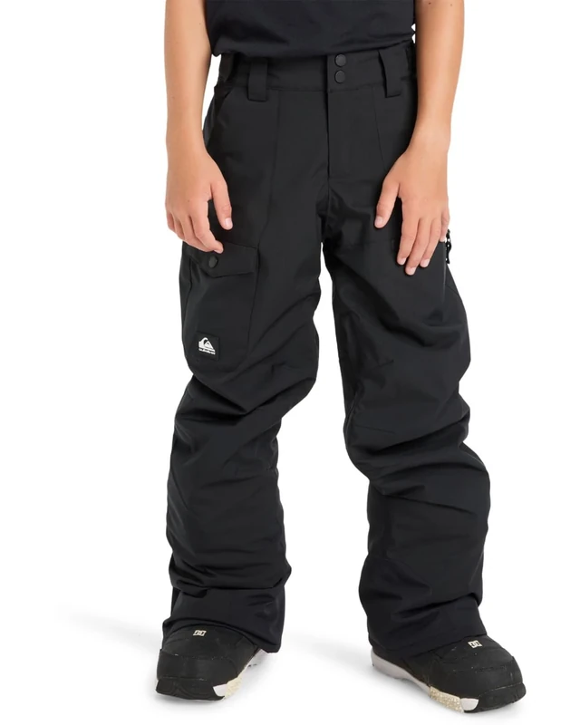 Quiksilver Snow Pants Utility Pant Kids Boy's Black 12