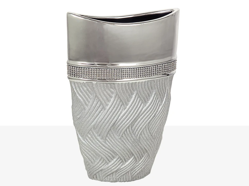 FLORERO Ceramic Plata/CRYSTALITOS - Image 1