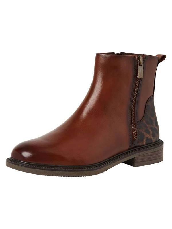 MARCO TOZZI Women's 2-25308-45 Fashion Boots, Cognac Comb, 41 EU, Cognac Comb, 8.5 UK