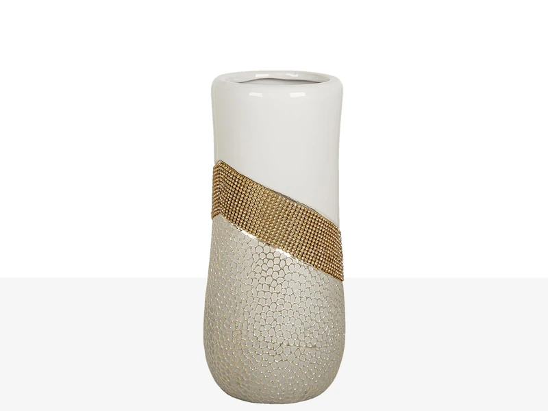 Dorado White Ceramic Flower - Image 1