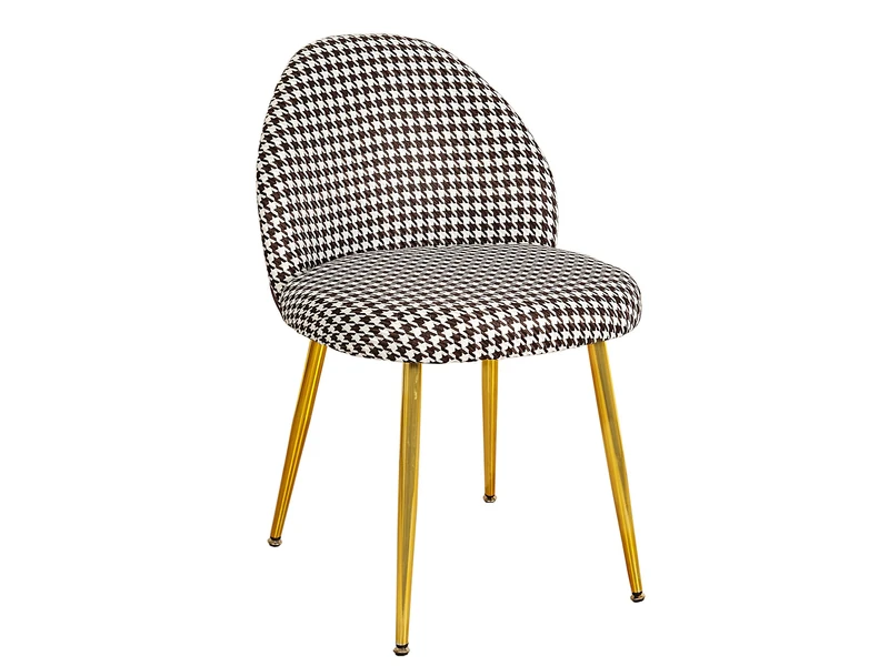 AlexandreHouse Silla Pata Gallo Patas Metal Doradas