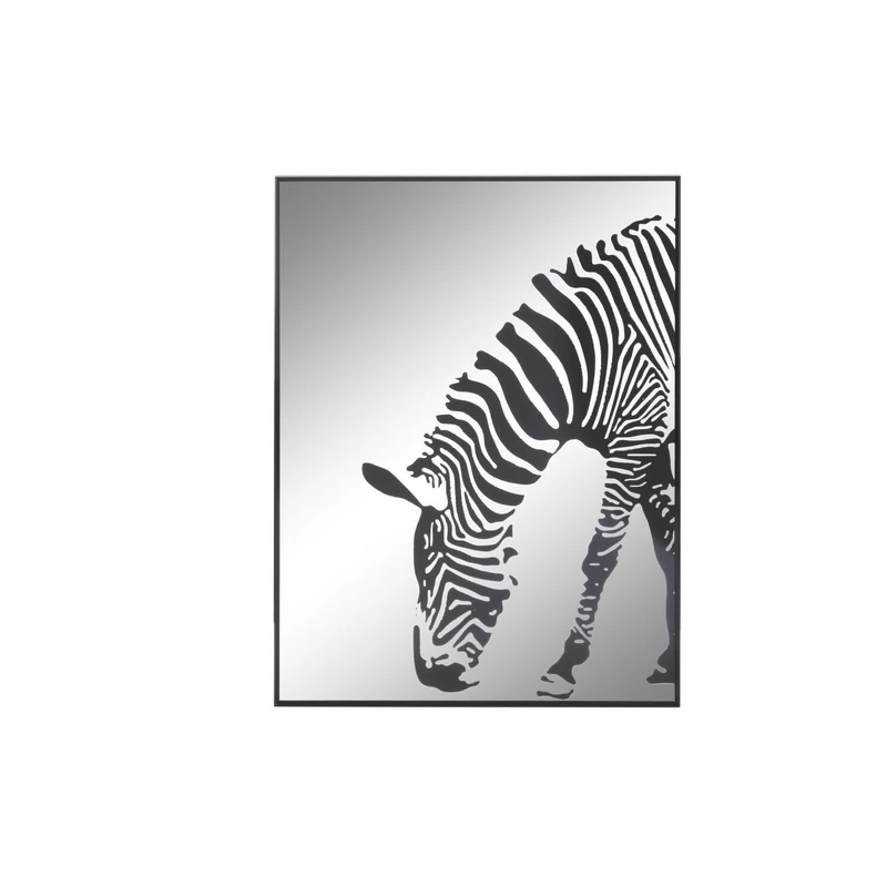 AlexandreHouse ESPEJO Crystal Aluminium 60 x 3.5 x 80 cm CEBRA Imprinted