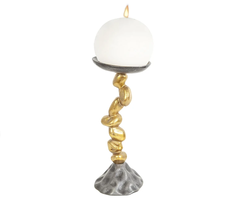 Piedrecitas Aluminium Black/Dorado Cake Stand