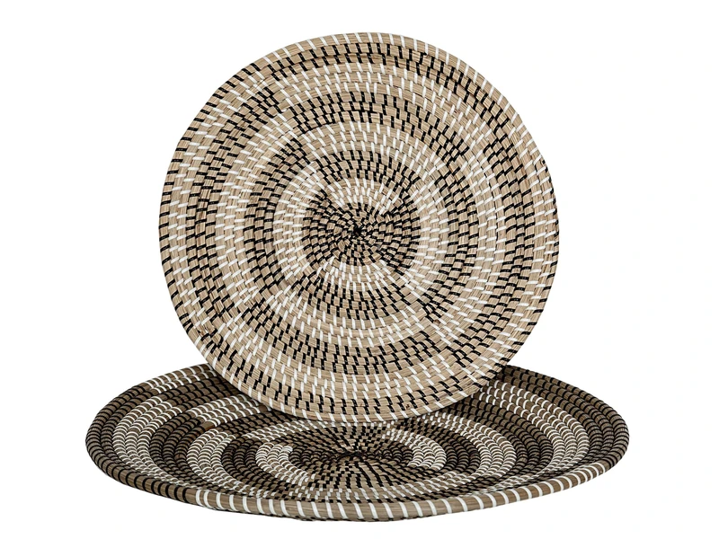 Set of 2 Natural Fibre Centres