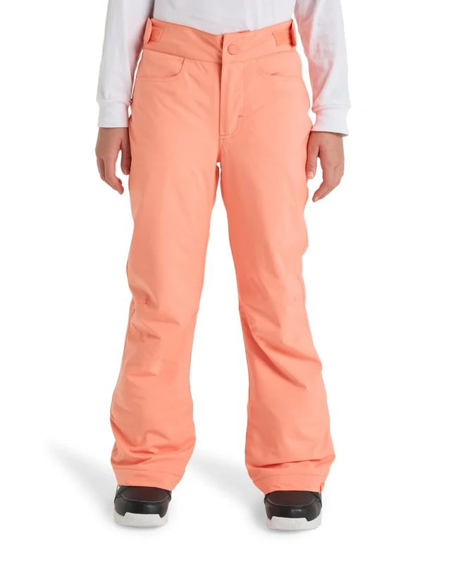 Roxy Snow Pants Backyard Girl Pant Girl's Orange 16