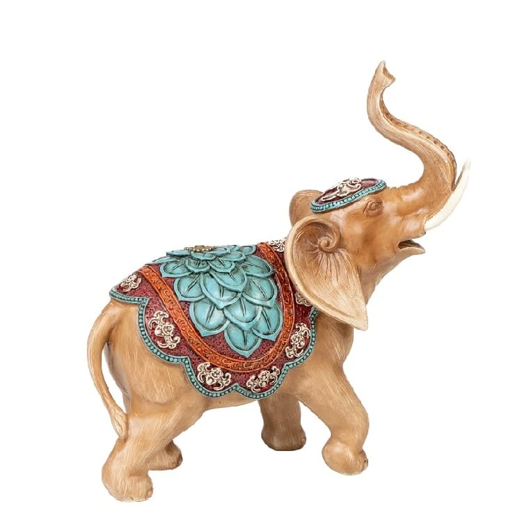 AlexandreHouse Resin Elephant Figure, Colours