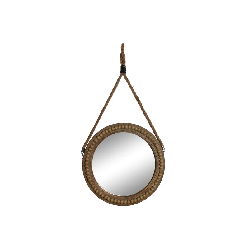 AlexandreHouse Espejo Madera Cuerda 38 x 4 x 72 cm Brown