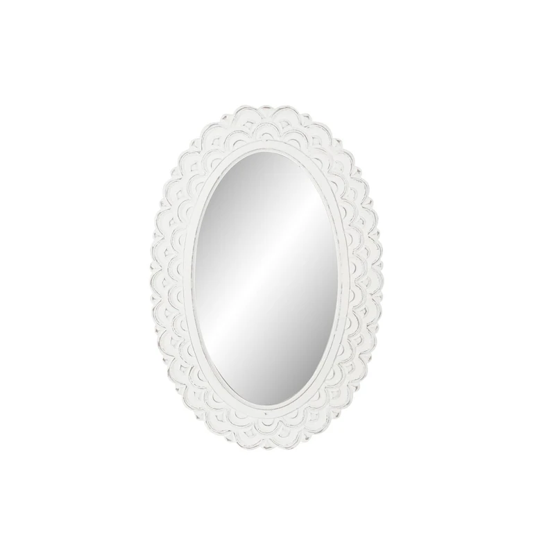AlexandreHouse Espejo MDF Crystal 58 x 2.5 x 86 cm White
