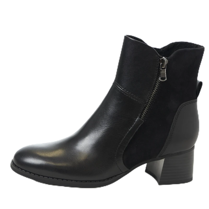 MARCO TOZZI Women's Mode-Stiefel 2-25309-45 Fashion Boot, Black (Black Comb), 6 UK