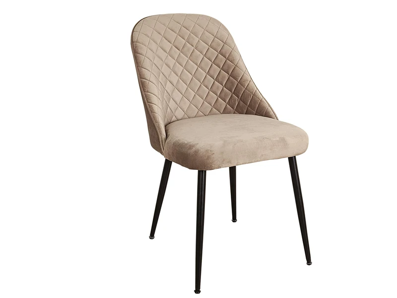 AlexandreHouse Silla Beige Patas Metal Black