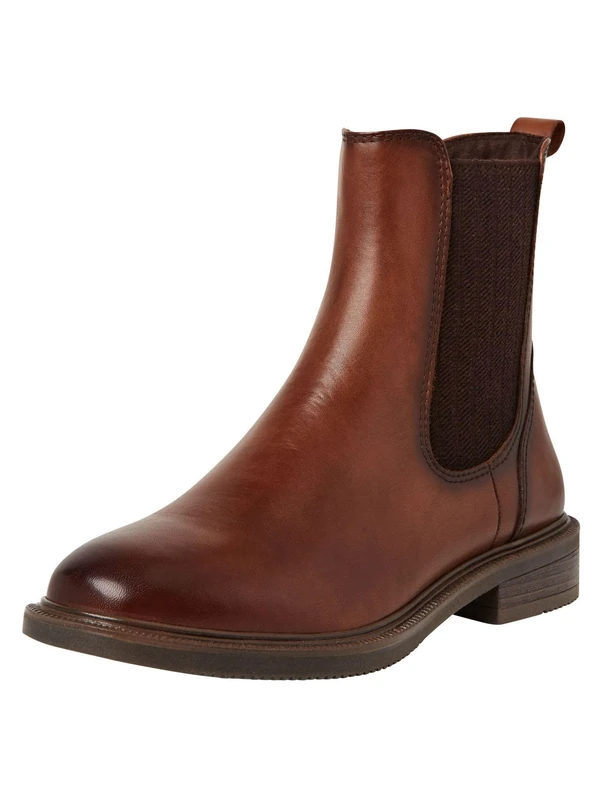MARCO TOZZI Women's Fashion-Stiefel 2-25305-45 Trendy Boot, Cognac, 4 UK, Cognac, 4 UK