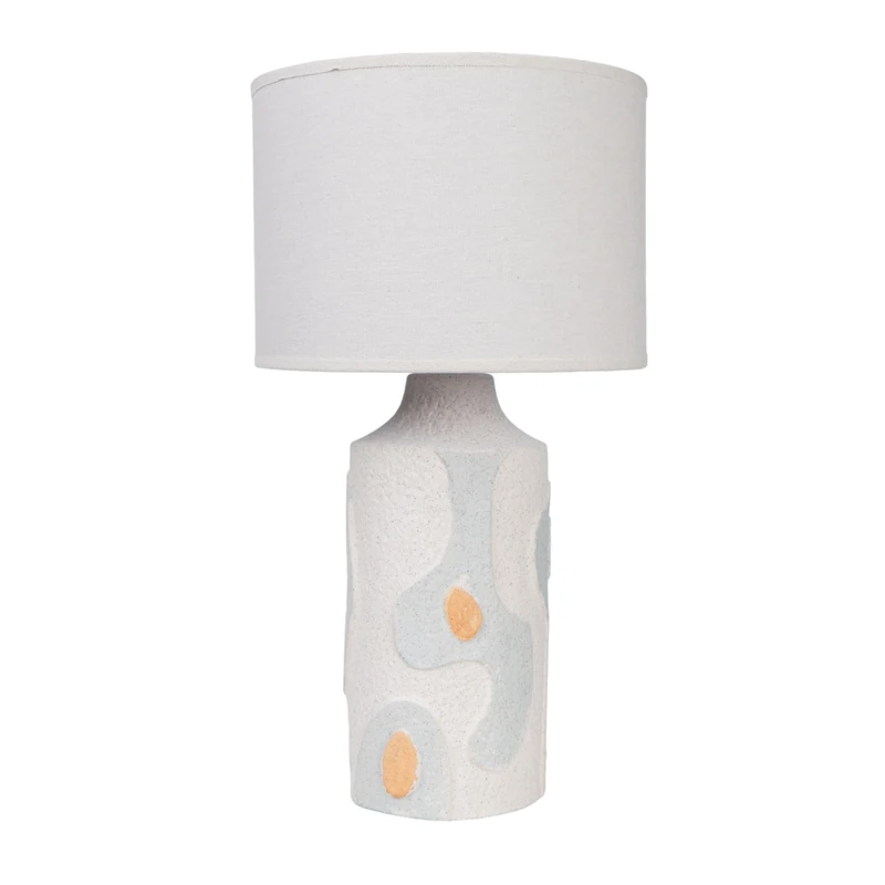 AlexandreHouse Ceramic Lamp with Trousers Light Blue/Beige