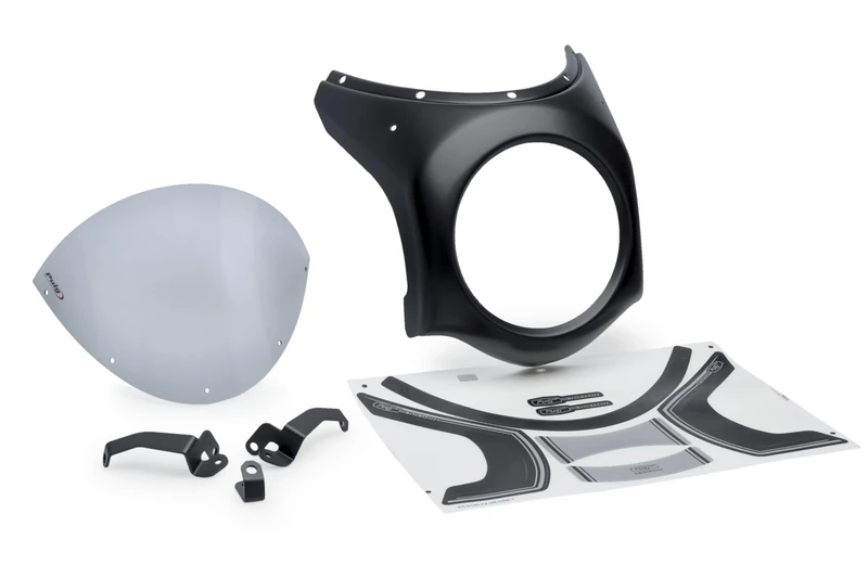 Puig 21962H Retro Fairing Vintage Design, and Optimal Protection, Color Smoked