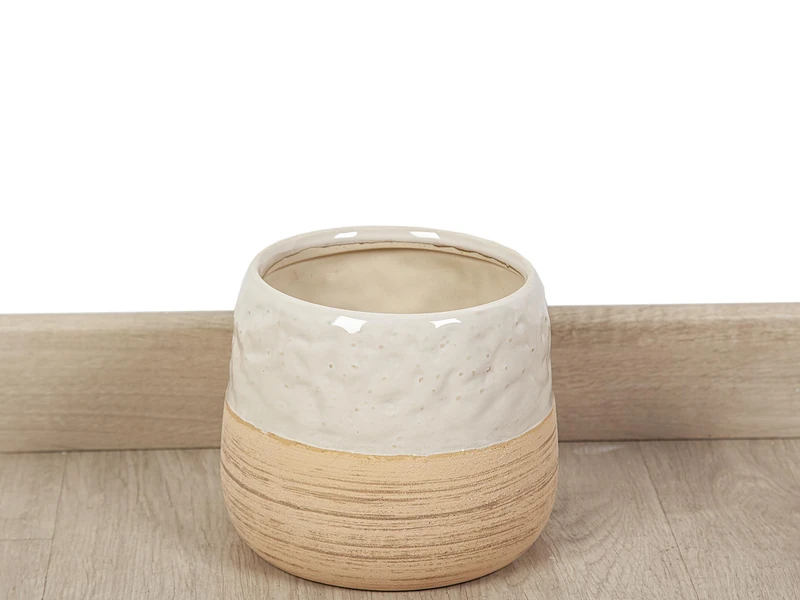 CUBREMACETA Ceramic Beige/Cream