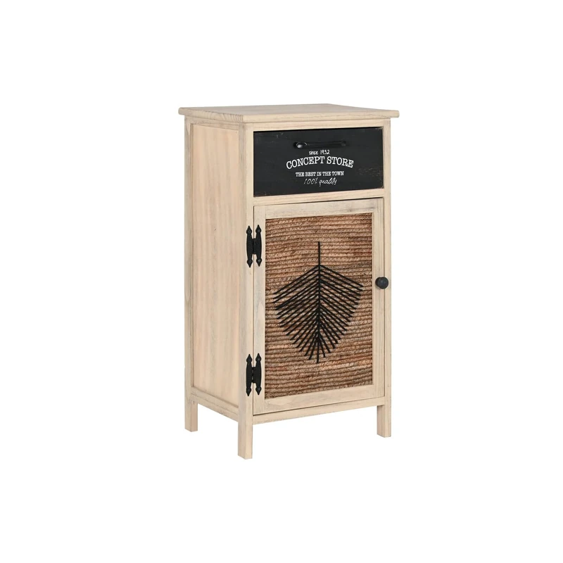 AlexandreHouse TRENZADA MADERA FIBER CAJONERA 40.5X29X73 NATURAL - Image 1