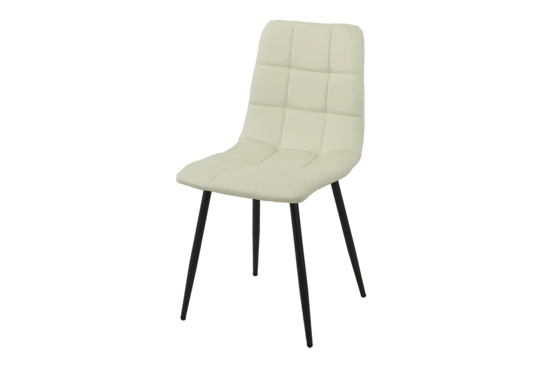 AlexandreHouse Silla Tapizada Blanco Rota Patas Metal
