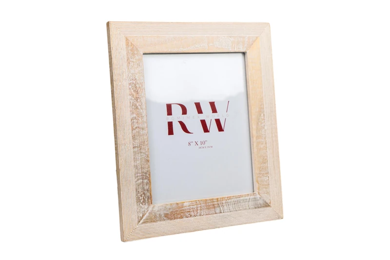 MADERA NATURAL/BLANCO Photo Frame