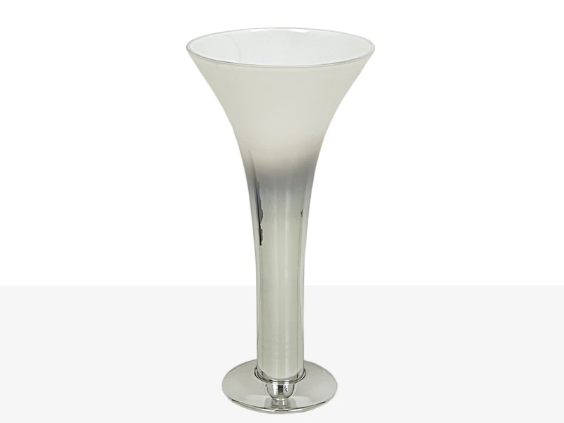 AlexandreHouse JARRON VIDRIO PLATA/TRANS