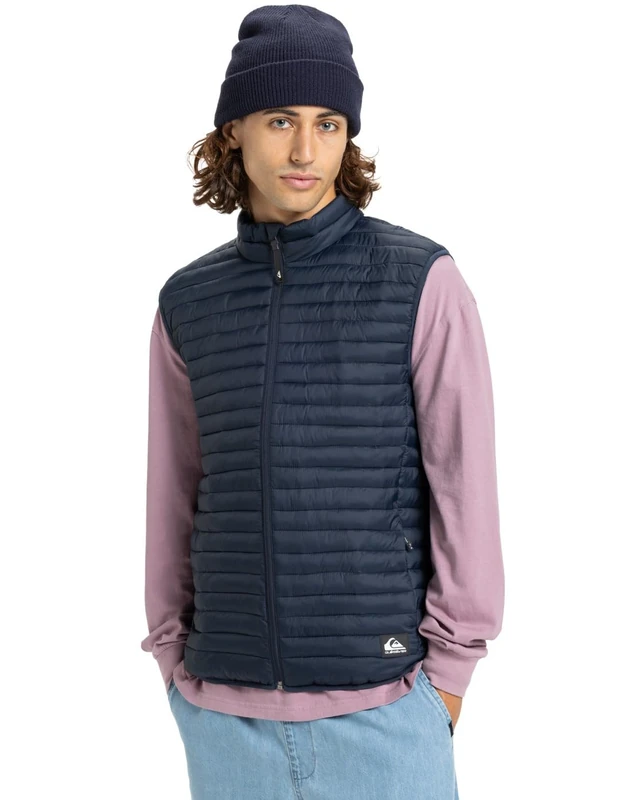 Quiksilver Jacket SCALY SLEEVELESS Men's Black M