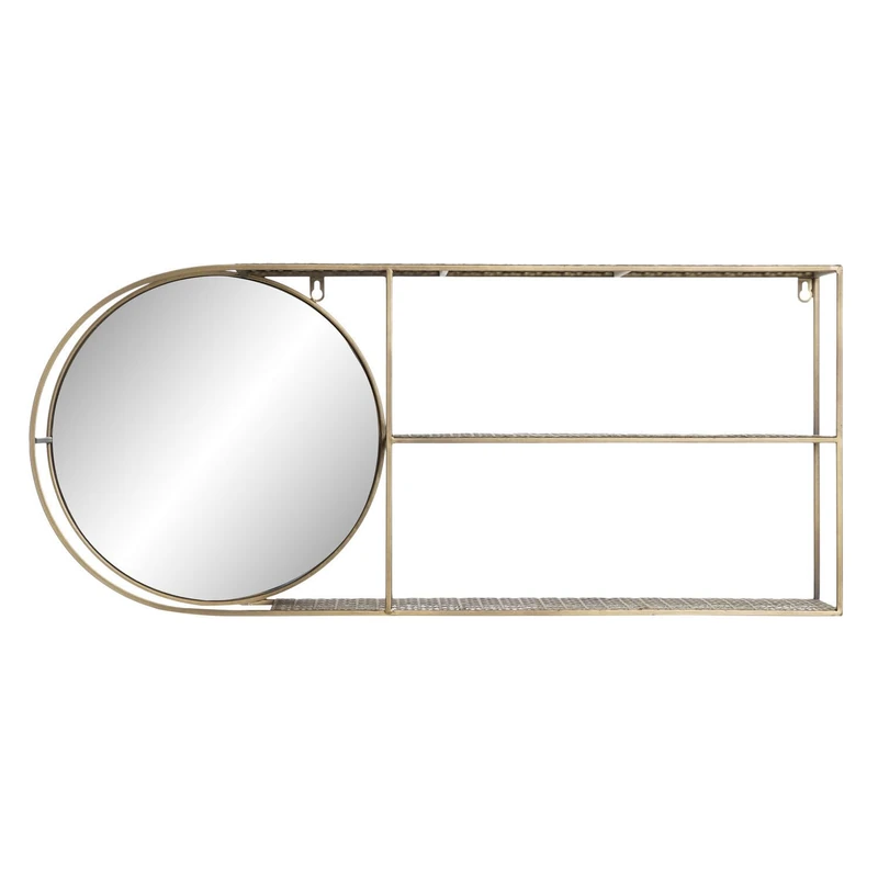 ESPEJO Metal Espejo 80 x 13 x 35 cm Dorado