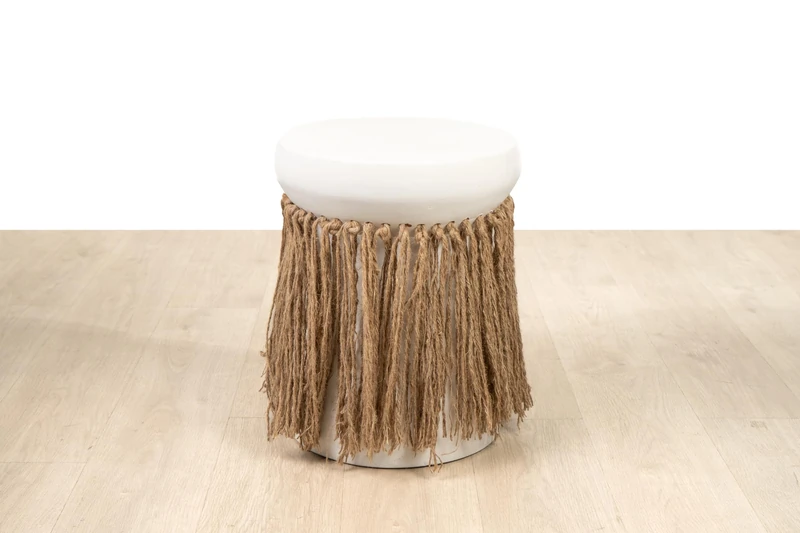 Ceramic TABURETE Blanco C/FIBRA - Image 1
