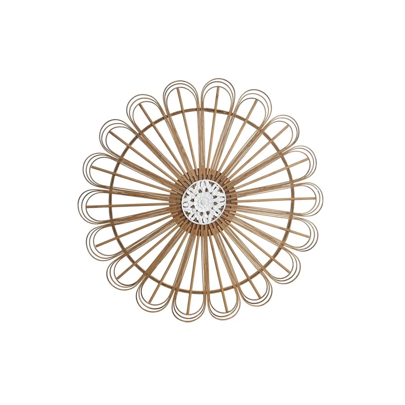 AlexandreHouse Decoration Painted Bamboo MDF 73 x 1.5 x 73 cm Natural