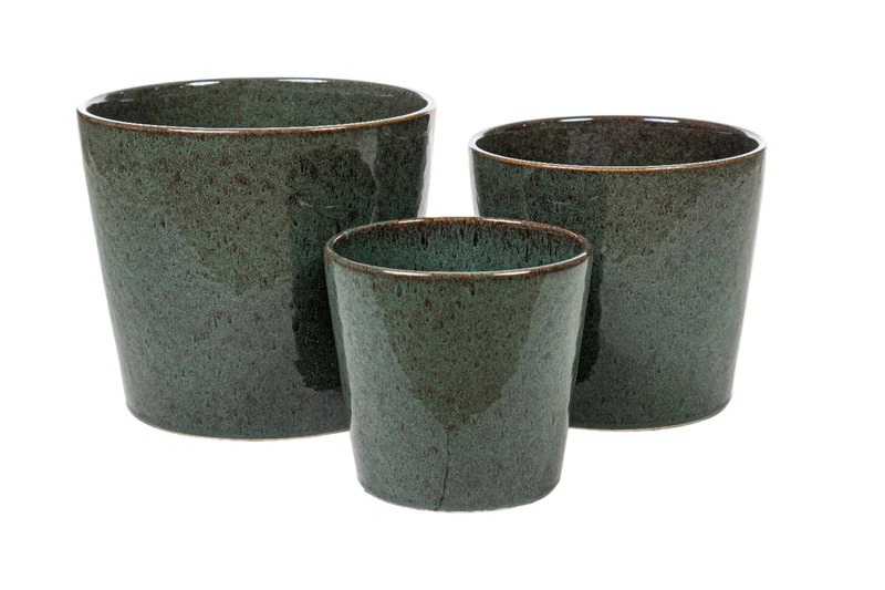 Set of 3 Porcelain Macetones