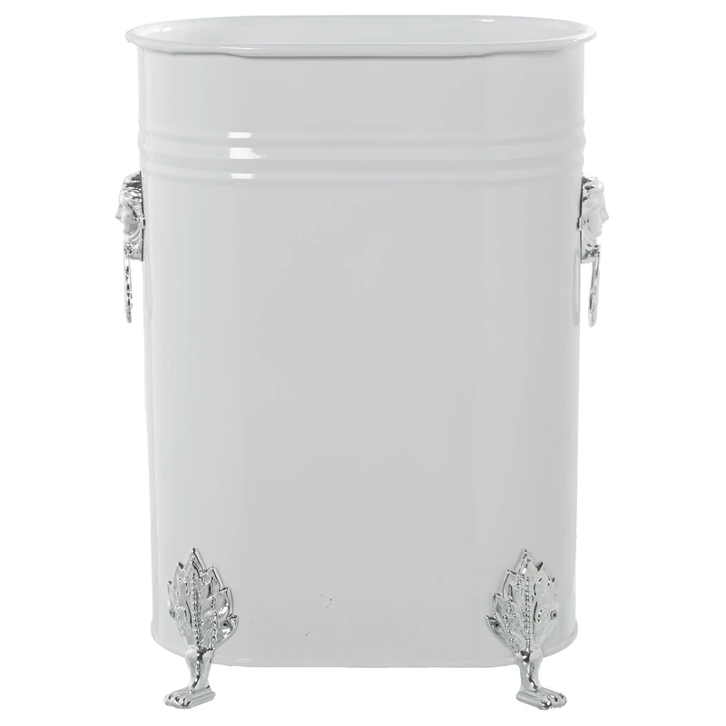 AlexandreHouse Oval Metal Paragüero C/Pieblanco 29 x 16 x 42 cm, height of patch: 2.5 cm - Image 1