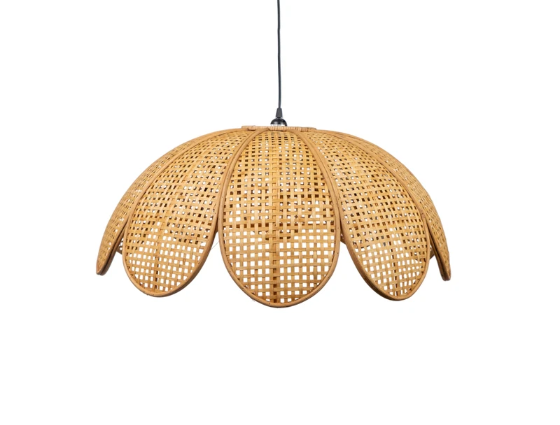 AlexandreHouse Lampara Colgant Flor Rattan E27 / 220240V - Image 1