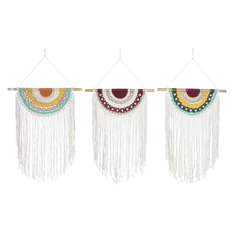 Decoracion Macrame Tightness 50 x 1 x 95 cm 3 Surt. - Image 1