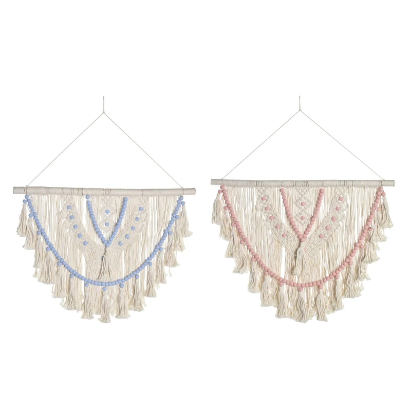Decoracion Tighten Ratan 70 x 3 x 85 Macrame 2 Surt.