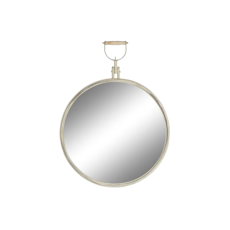 AlexandreHouse Espejo Metal Espejo 59 x 3 x 78 cm Envejecido Blanco
