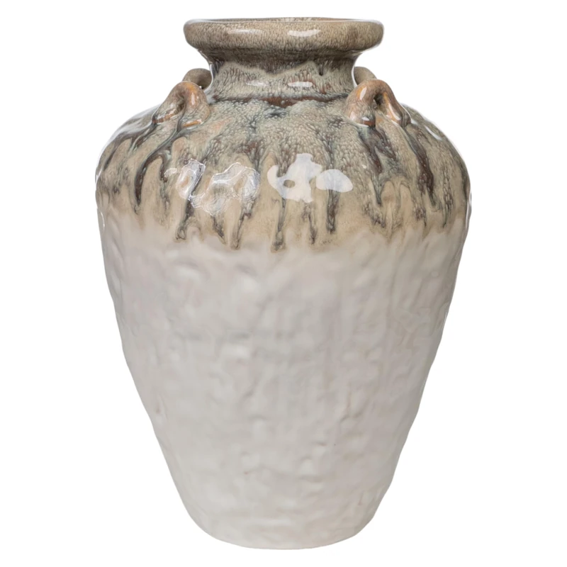 JARRON ASAS PORCELANA BEIGE - Image 1