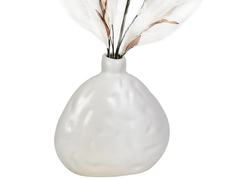 FLORERO CERAMIC BLANCO MATE