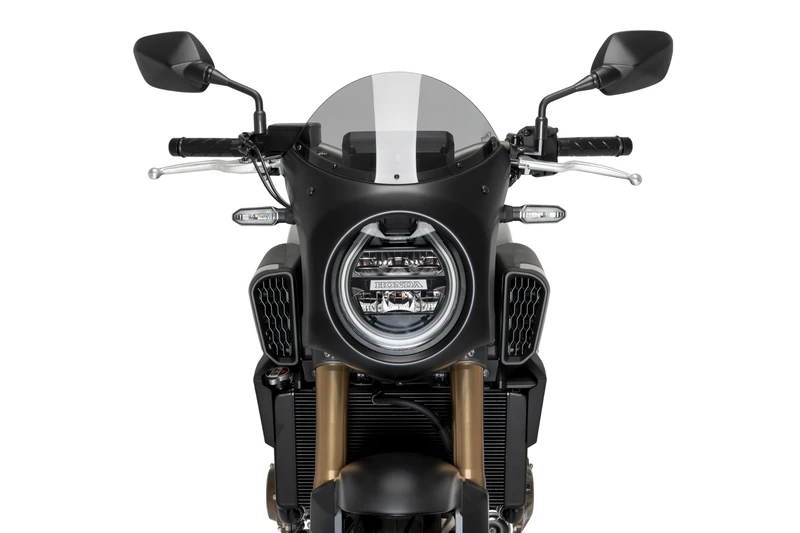 Puig 21961H Retro Fairing Vintage Design, and Optimal Protection, Color Smoked