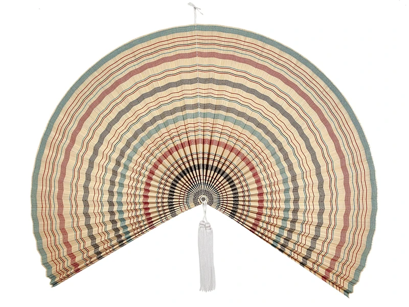 AlexandreHouse Abanico Painted Bamboo Colours