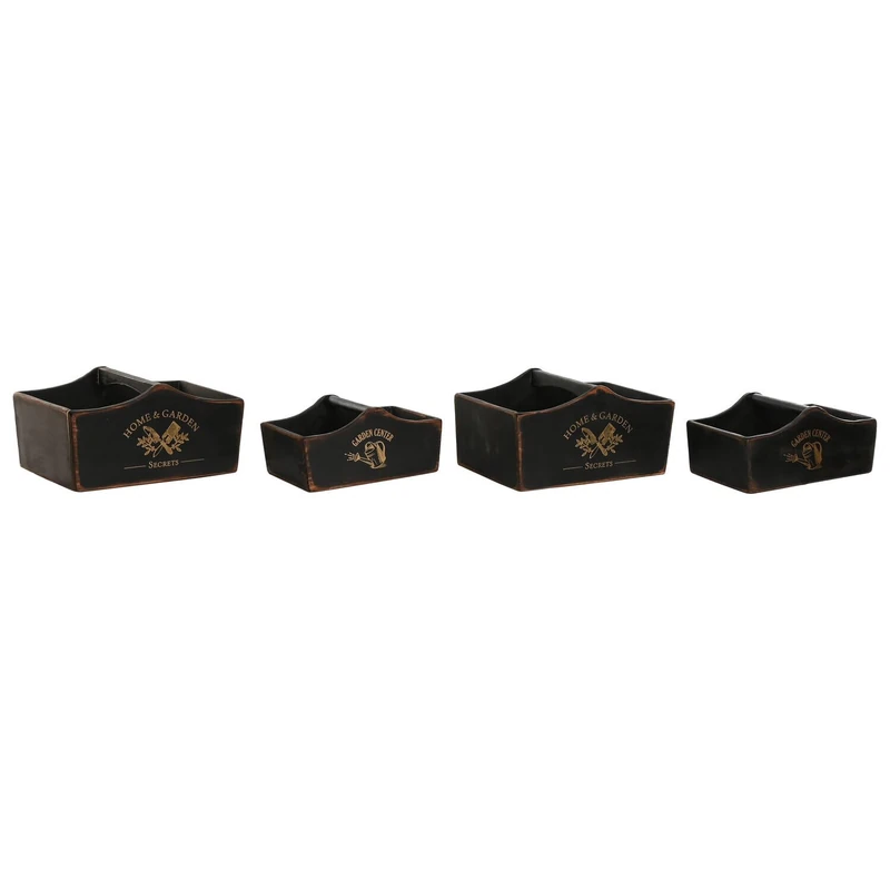Bandeja Set of 4 Spruce 35 x 22 x 18 cm with ASA