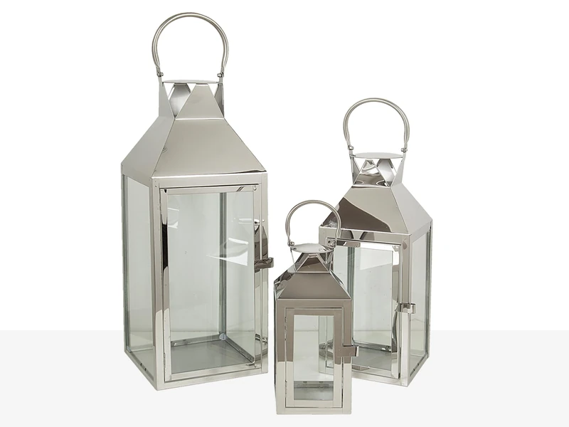Set of 3 Metal Faroles