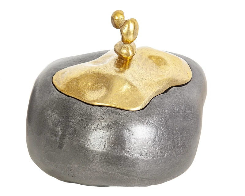 CAJA ALUMINIUM BLACK/DORADO