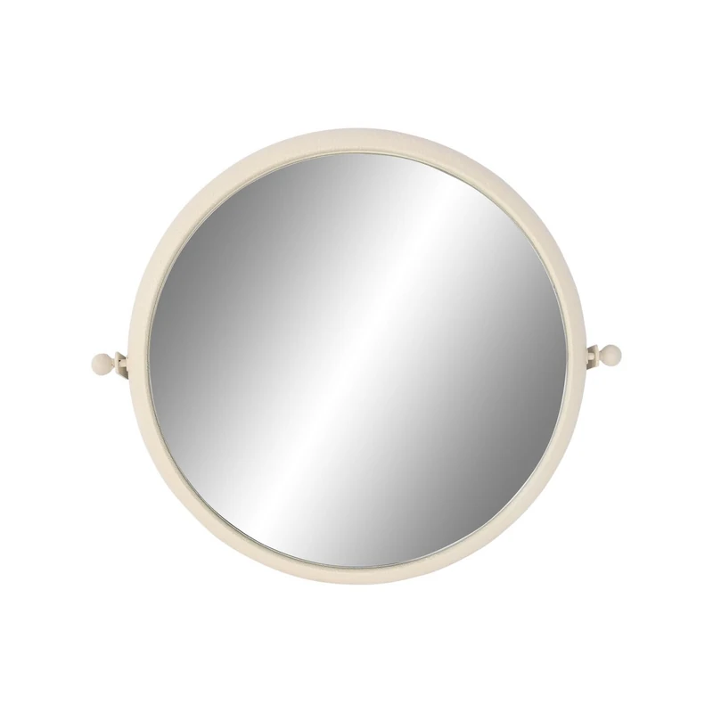 AlexandreHouse ESPEJO METAL 60X13X52 RUGOSO BLANCO