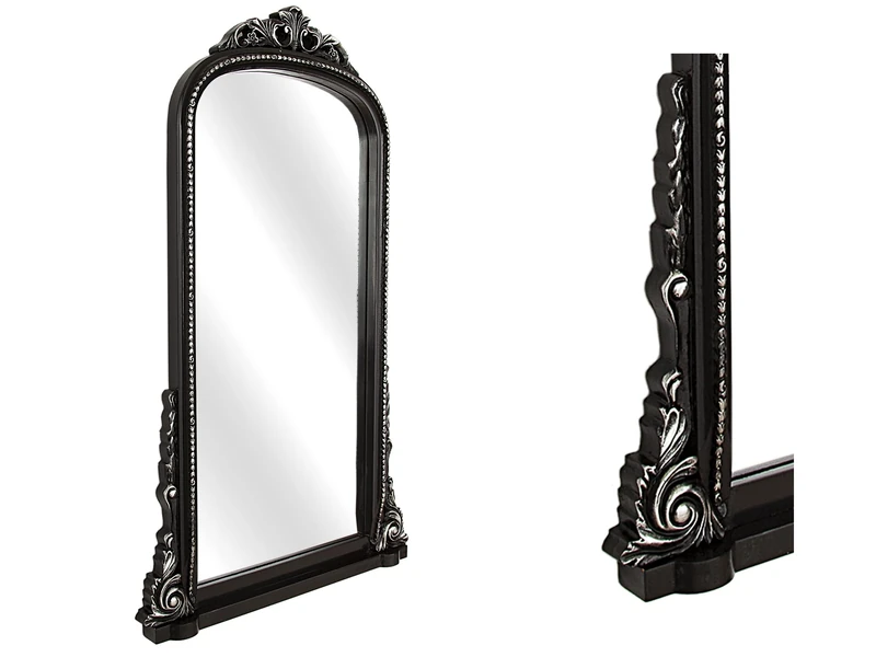 Espejo MDF Black Mate Style French
