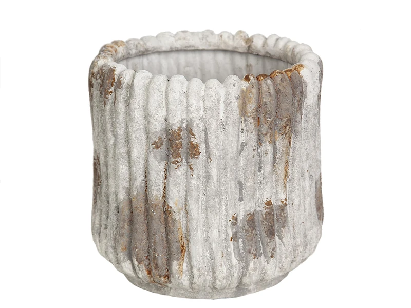 RUSTIC CERAMIC ONDULADA MACETA