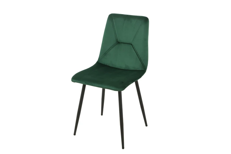 AlexandreHouse Silla Tapizada Green Patas Metal