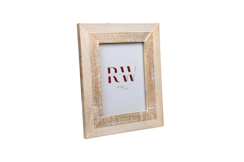 MADERA NATURAL/BLANCO Photo Frame