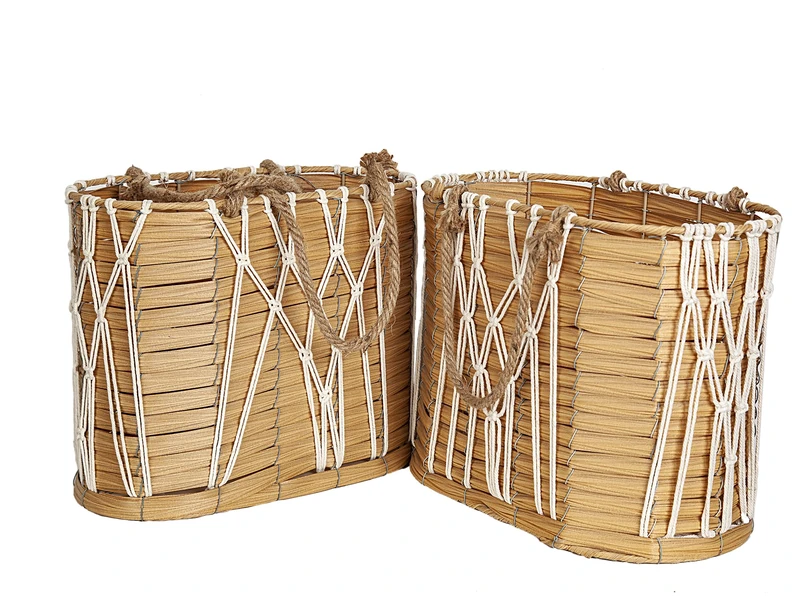 Set of 2 Baskets de Mimbra - Image 1