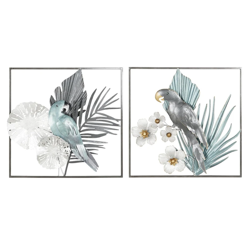 AlexandreHouse Decoration Painted Metal 50X7.6X50 LORO 2 SURT